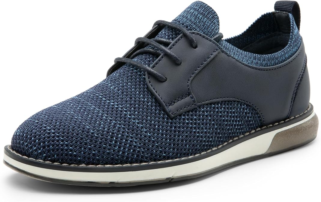 Bruno Marc Boy's Mesh Casual Dress Oxford Breathable Uniform Shoes