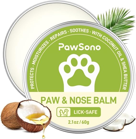 PawSono Lick-Safe Dog Paw & Nose Balm with Coconut Oil