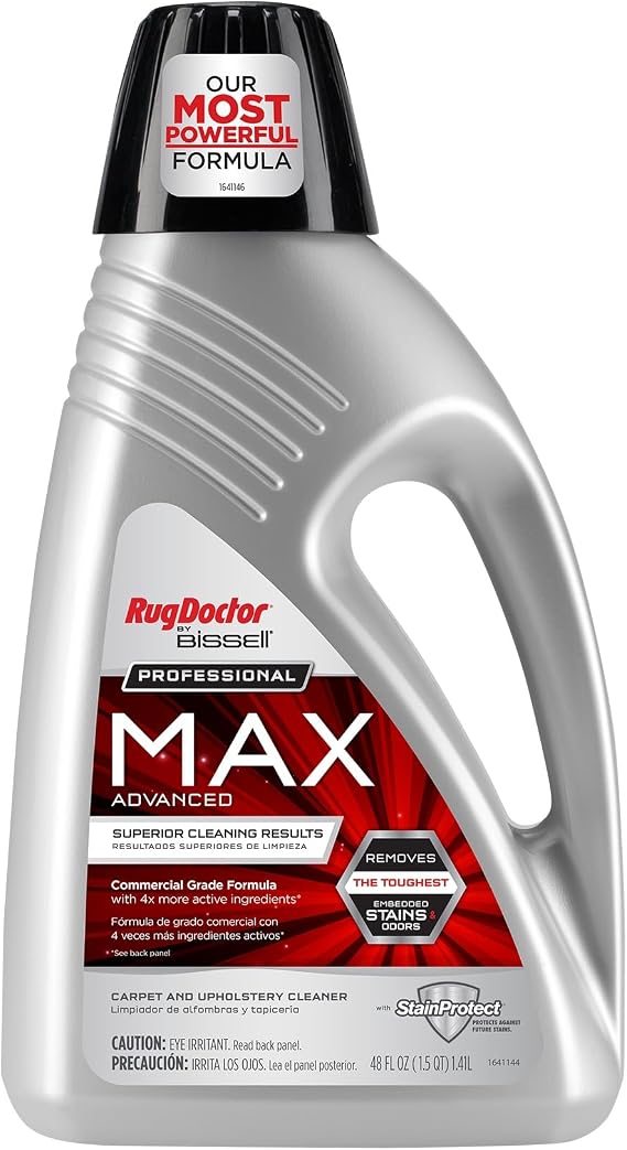 Rug Doctor by BISSELL Max Advanced Commercial Carpet Cleaner Solution 48 oz