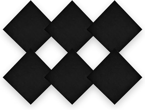 100% Cotton Bandana 27x27 Large Solid Head Scarf for Men Women Thick Opaque Reusable Wrapping Cloth Gift & Lunch