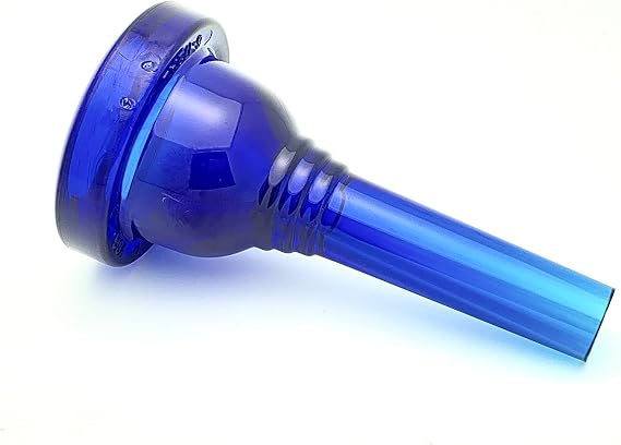KELLY-6-1/2AL - Small-shank Trombone/Baritone Lexan-Mouthpiece - Crystal-Blue