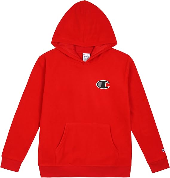 Champion boys Graphic Hoodie Pullover Sweatshirt for Kids With Stylish Embellishments