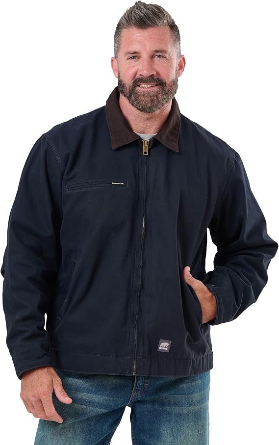 Berne Men's Highland Washed Gasoline Jacket