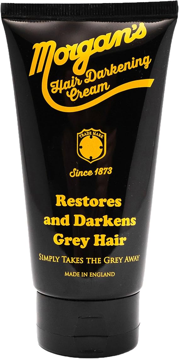 Morgans Hair Darkening Cream, Restores and Darkens Grey Hair, Simply Takes the Grey Away, Almond Scent, for All Hair Types, Quick and Easy to Use, 150 ml