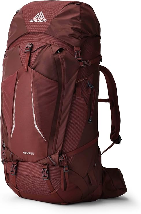 Gregory Deva 60L Backpacking Pack, Garnet Red