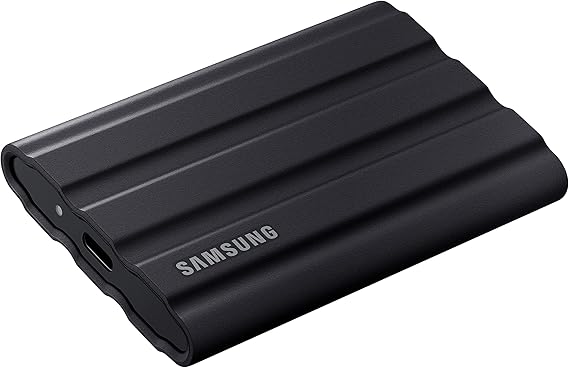 Samsung T7 Shield Portable SSD 4TB to USB 3.2 Gen.2 External SSD Black MU-PE4T0S/EU