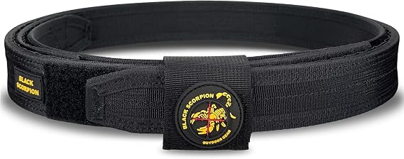 Scorpion Outdoor Gear Pro Heavy-Duty Competition Gun Belt - Stiff & Secure for 3-Gun, IPSC, USPSA Shooting Sports