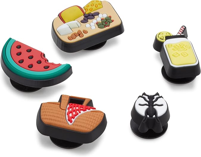 Crocs 5-Pack Summer Shoe Charms | Jibbitz, Cute Picnic, One Size