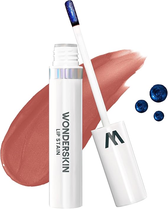Wonderskin Lip Stain – Long Lasting, Waterproof, Lip Tint Peel Off Masque | Transfer-proof chestnut brown lip tint with comfortable all-day wear for natural-looking lips from day to night.