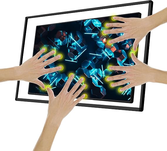 Enhance Your Interactive Experience with 50 Inch Multi-Touch Infrared Touch Overlay | USB Free Driver | HID Compatible - Ideal for IR Touch Screen Panel or Interactive Display - SpecialTouch