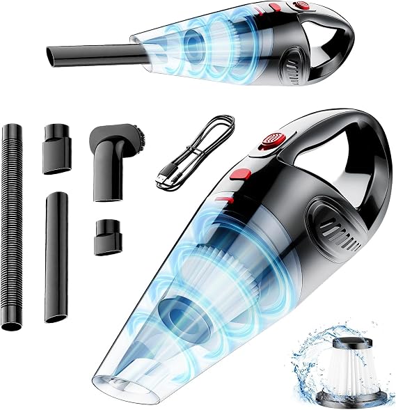 Hand Held Vacuum Cleaner Portable - Handheld Vacuum with Brushless Motor