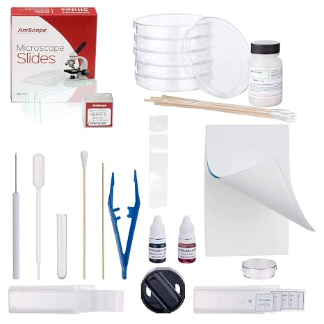 AmScope AK-MSP01 Microscope Accessory Kit, Preparation & Culturing