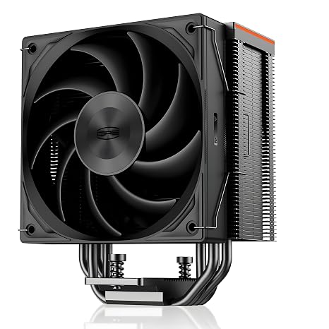 PCCOOLER CPS RZ400 CPU Cooler 240W CPU Air Cooler CPU Fan 4 HeatPipe CPU Cooling System PWM 2200RPM Fans, Air Cooler for Intel LGA 115X/1700,AM4/AM5 WH