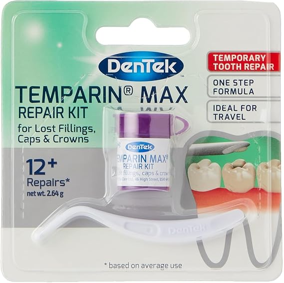DenTek Temparin Max, Home Temporary Dental Repair Kit, 12+ Repairs