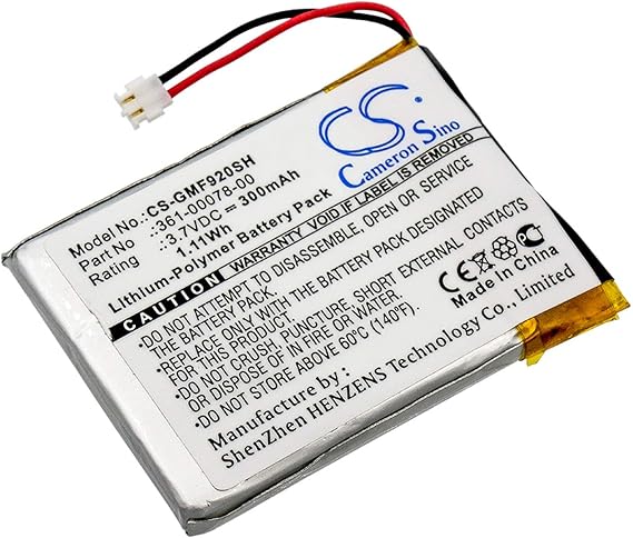 VI VINTRONS Battery for Garmin Forerunner 920XT,