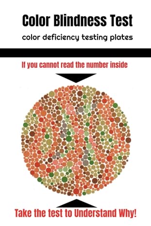 color blindness test: Color deficiency testing plates , Ishihara Vision Testing , Color Deficiency Test