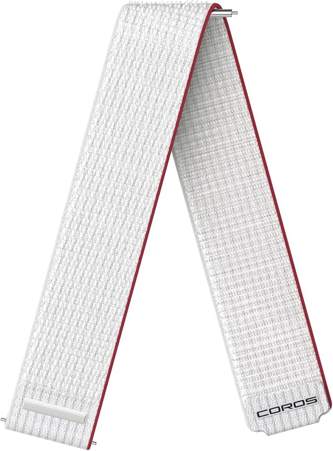 COROS 22mm Nylon Band (Chalk White Nylon) | Only compatible with PACE 4, PACE 3, PACE Pro, APEX 4 42mm, APEX 2 Pro, APEX Pro, APEX 1 46mm
