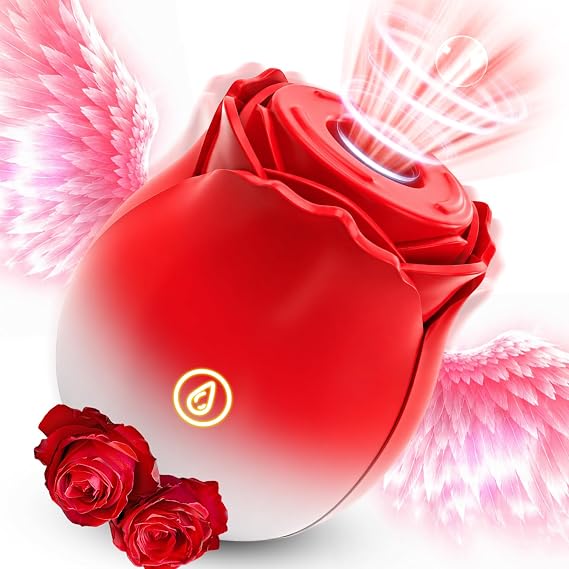 2026 Rose Adult Tool for Women Suitable for Home and Business Trips, Silent, Waterproo and Strong Vibration, Super Worry Free,The Rose for Women 3YO1 (Gradient red)