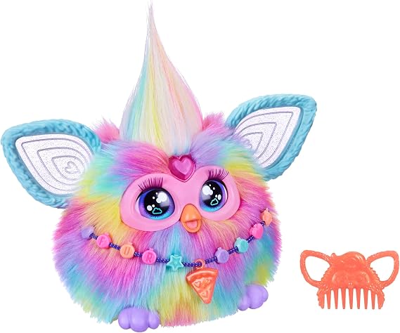 Furby Tie Dye Interactive Plush Toy - English Version, Batikfärbung