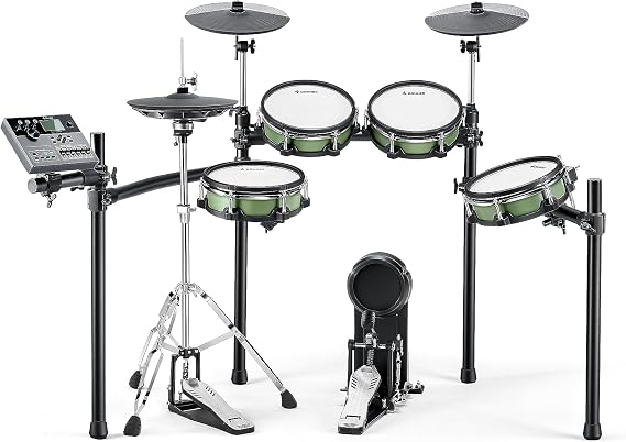 Donner DED-500 PRO Electronic Drum Set with Industry Standard Mesh Heads, Moving HiHat, and Included BD Pedal for Optimal Performance and Feel Plus USB Professional Studio Integration