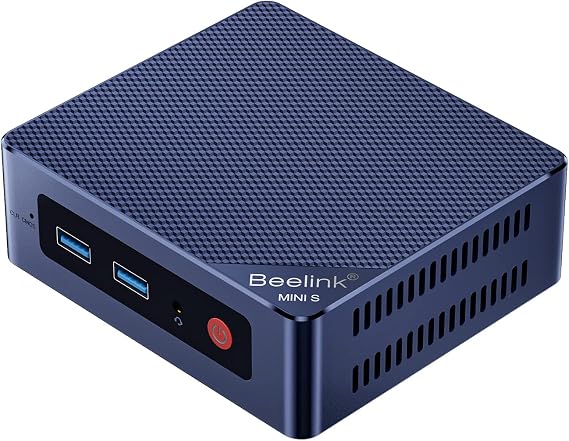 Beelink MINI S12 Mini PC, Intel 12th Gen 4-Core N95 8G DDR4 480G SSD