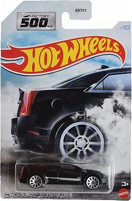 Hot Wheels Cadillac CTS-V, [Black] Factory 500 110