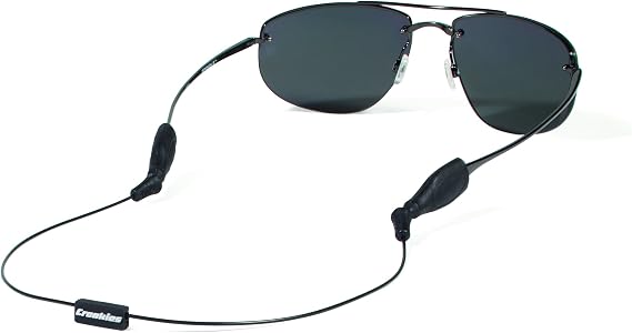 Croakies Arc System Eyewear Retainer, Black, 18 Inch