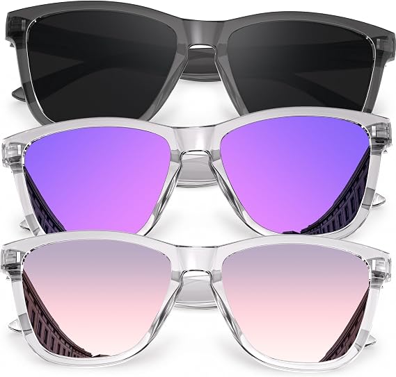 Polarized Sunglasses for Men Women Retro Mirror Lens Driving Fishing UV400 Protection