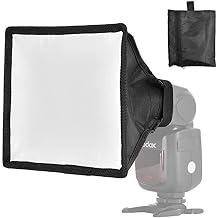 T&Y FOTO Tianya - Tepe Kafa Flash Flaşları Için 15X17CM Softbox Yumuşatıcı Diffuser - Canon Nikon Sony Fujifilm Godox Yongnuo vb.