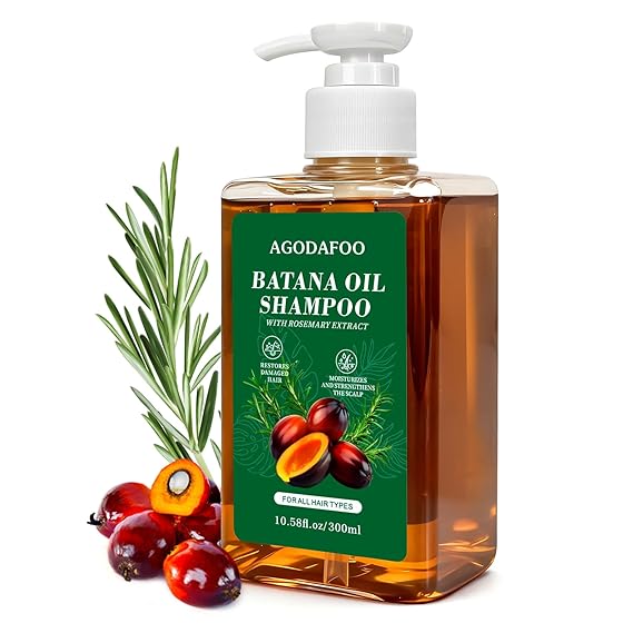 Batana Oil Shampoo for Hair Growth, Batana Oil & Rosemary Oil Shampoo