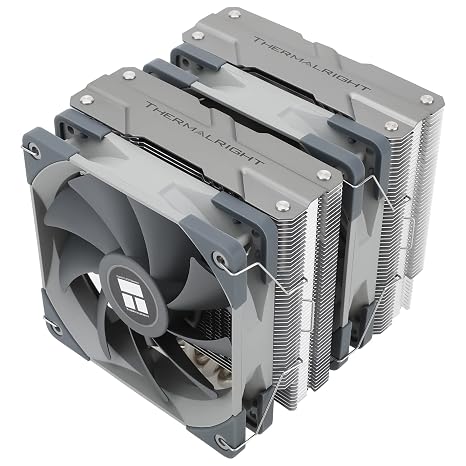 Thermalright Peerless Assassin 120 CPU Air Cooler PA120 6 Heatpipes CPU Coolers Two 120mm TL-C12 PWM Fans Aluminum Heatsink Cover AGHP for AMD AM4/Intel 1700/1150/1151/1200/2066