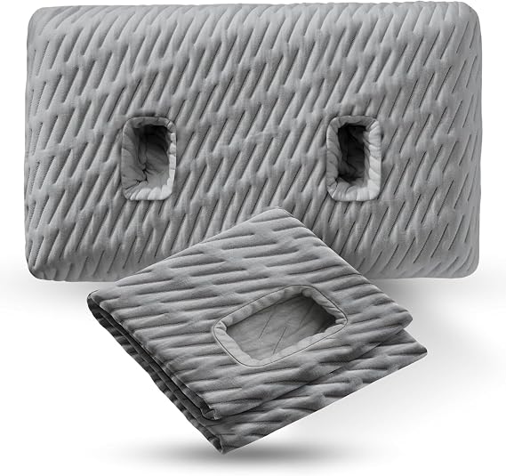 BLISSBURY Pillowcase for Our Ear Hole Pillow (Gray) - CASE ONLY