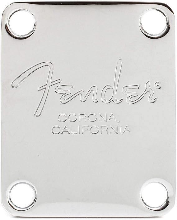 Fender American Standard Bqass Neck Plate - Chrome
