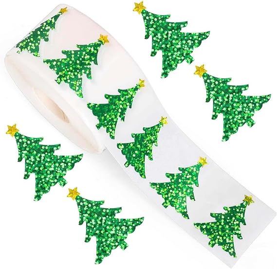 Christmas Tree Stickers,Christmas Stickers (Christmas Tree)