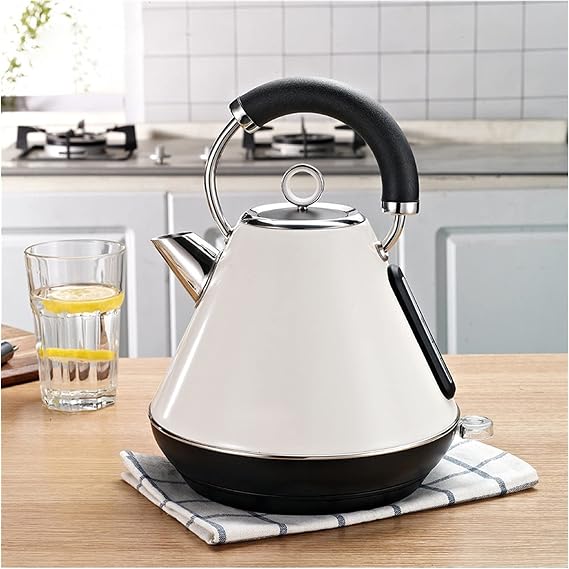 Kettles,for Boiliwater Kettle Tea Coffee Pot Water Samovar Heated Bowl 1.8L 1800W Green Pink Kitchen Appliances Boiler for Coffee and Tea Kettle/White