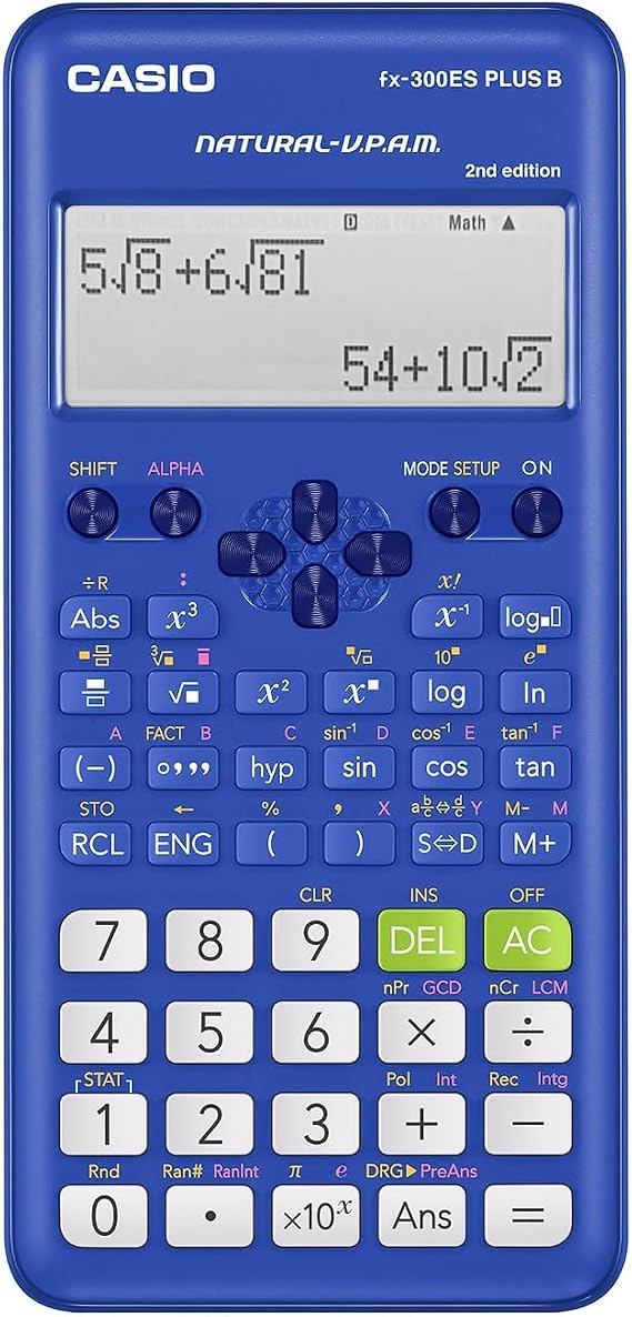 Casio FX-300ESPLSB-BU Scientific Calculator