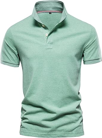 Ymosrh Men's Shirts Summer New Cotton Sports Short Sleeve Fashion Solid Shirt Top Big and Tall Shirts, M-2XL