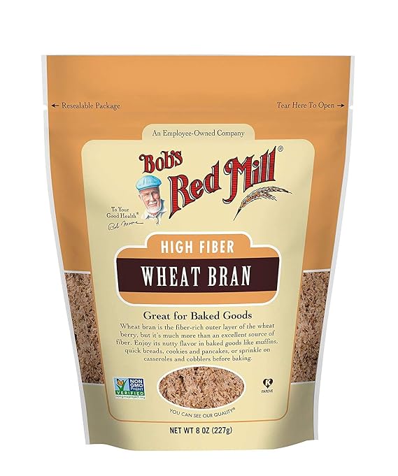 Bob's Red Mill Wheat Bran, 8 Oz (Pack of 2)