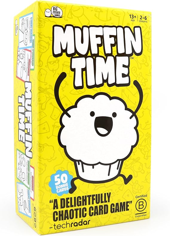 Big Potato Muffin Time – Hilarious Random Card Game for Teens & Adults | Party Game Night for 2+ Players Ages 14+ | Includes Expansion Packs