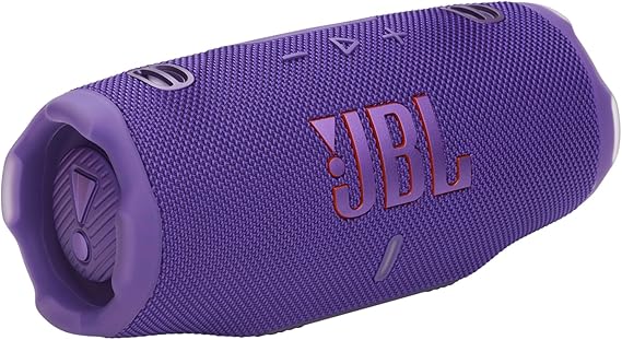 JBL Charge 6 Portable Speaker Waterproof Bluetooth Speaker with AURACAST JBL Pro Sound Up to 24+4 Hours Playback Fast Charging Compatible