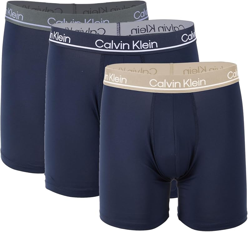 Calvin Klein Men`s Microfiber Boxer Briefs 3 Pack