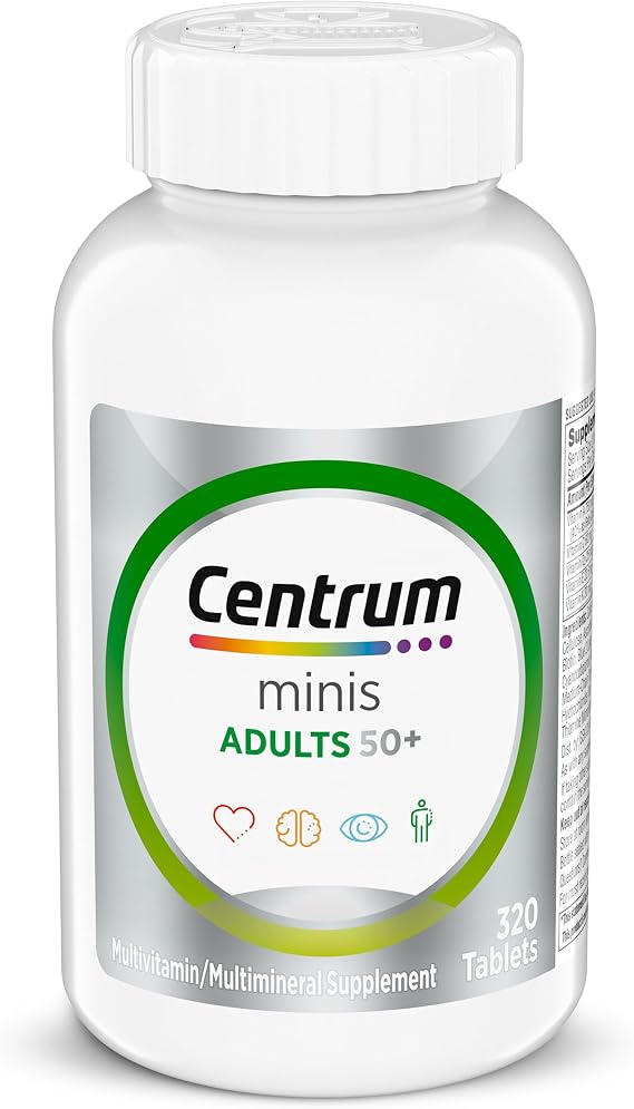 Centrum Minis Silver Multivitamin for Adults 50 and Over, 320 Tablets