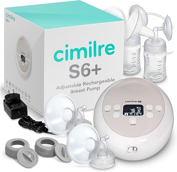 S6+ Adjustable Rechargeable Double Electric Breast Pump