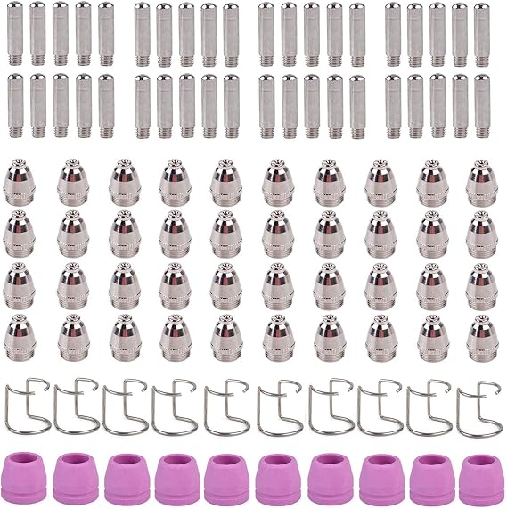 AG60HF-100, 100 Pcs Non-touch Pilot Arc Plasma Cutter Consumables, Use for CUT-50HF/60HF