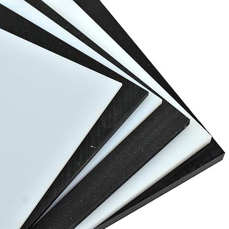 BuyPlastic Virgin Natural UHMW Polyethylene Plastic Sheet 3/8" x 6" x 48", Ultra High Molecular Weight Polyethylene Board, Size 5.75 in x 47.75 in