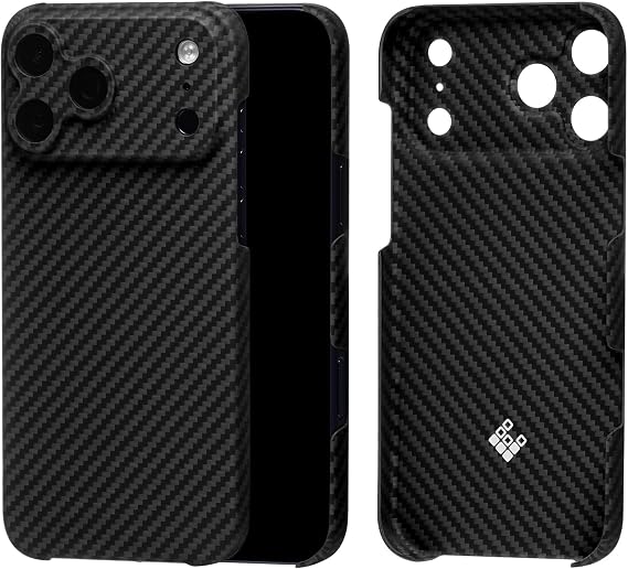 Latercase | Compatible with iPhone 17 Pro Max | Classic | Durable iPhone 17 Pro Max Phone Case | 0.6mm Thin Aramid Fiber, 10 Grams, Precision Lasercut, Full Camera Protection, Nonslip Matte Finish
