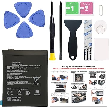 New Replacement BLP761 Battery for OnePlus 8 (Not for OnePlus 8T), Upgraded Li-ion Battery Kit with Repair Tools & Manual