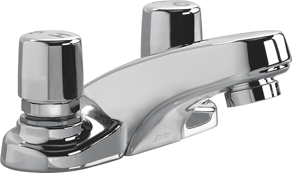 Delta Faucet 2507LF-HDF Metering, Two Handle Metering Faucet, Chrome,2.50 x 2.00 x 6.00 inches