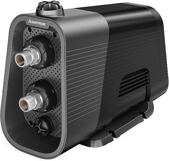 Aquastrong Whole House Water Pressure Booster Pump 80 PSI, 115V Automatic Variable Speed, Constant Pressure, Integrated Design, Self-Priming, for Home, Apartment, Shower, Garden, Shallow Well,Smart 45