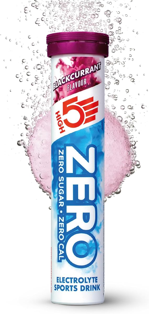 HIGH 5 Zero Electrolyte Tablets, Blackcurrant, Sugar Free Hydration, 20 Count